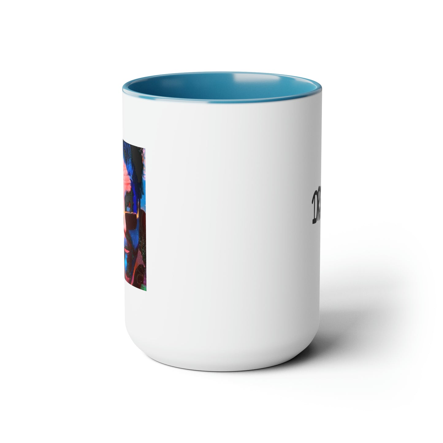 Two-Tone Coffee Mugs, 15oz