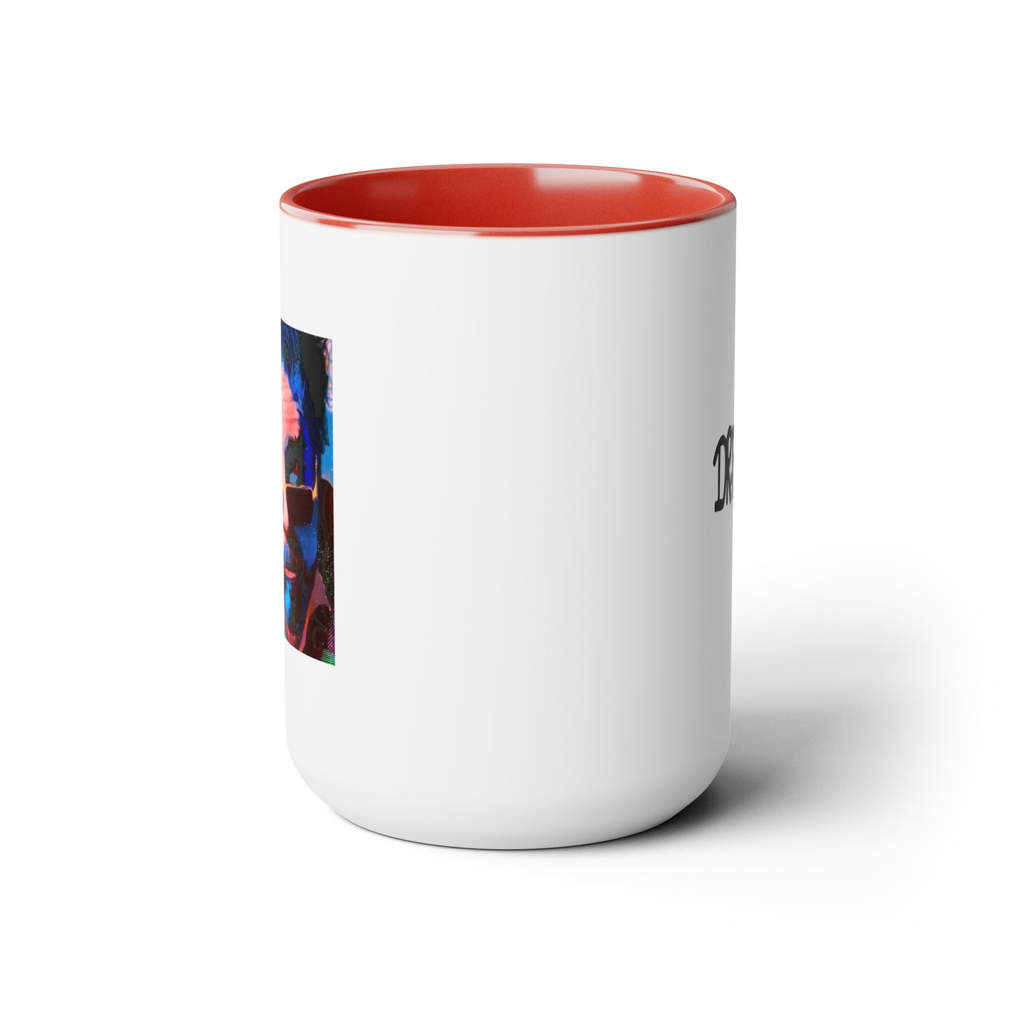 Two-Tone Coffee Mugs, 15oz